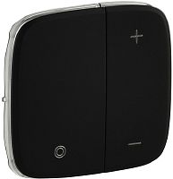 Лицевая панель Legrand Valena Allure для светорегулятора нажимного антрацит картинка